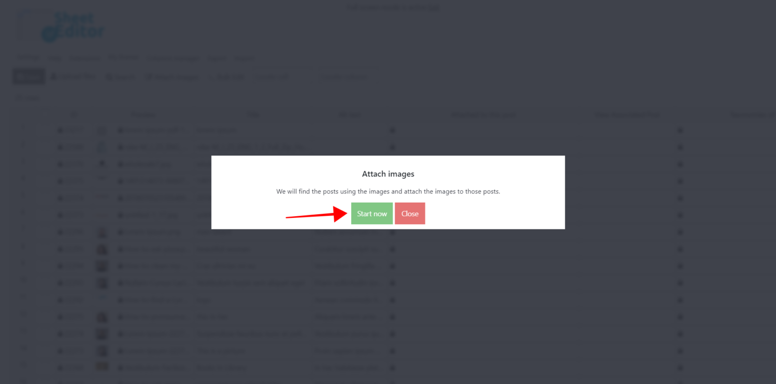 WordPress Attach Unattached Media Files to Posts or Products