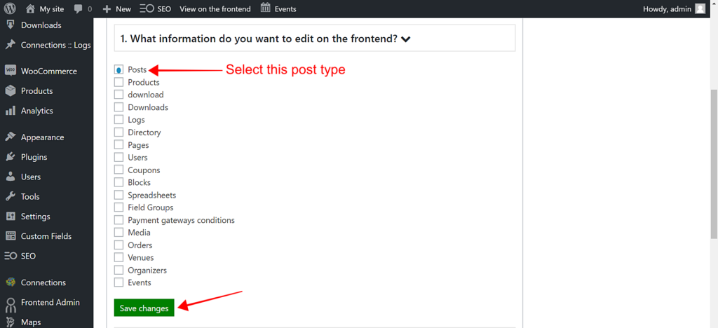 WordPress - How to Create an Editable Posts Table for the Front End