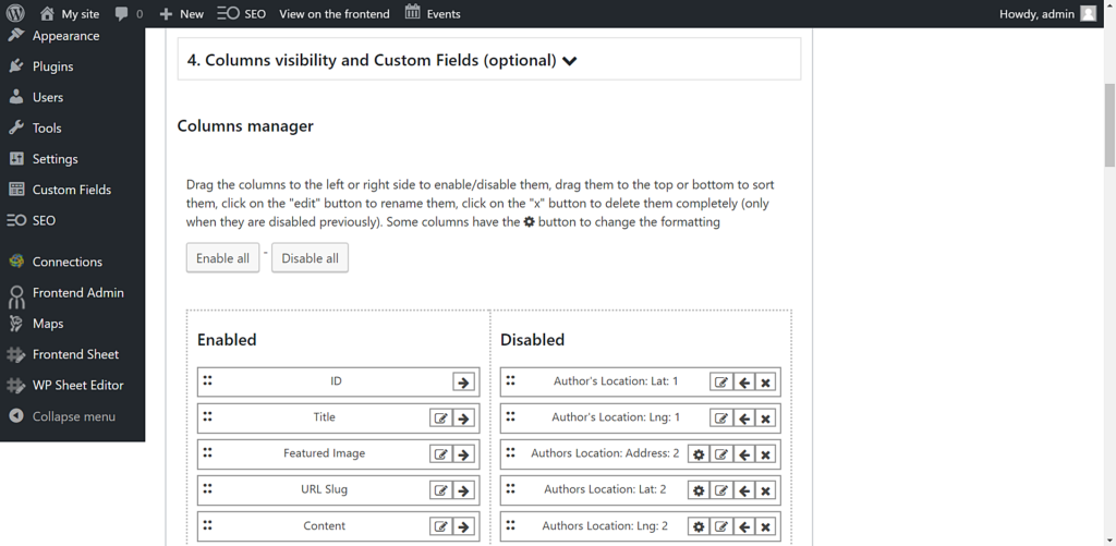WordPress - How to Create an Editable Posts Table for the Front End