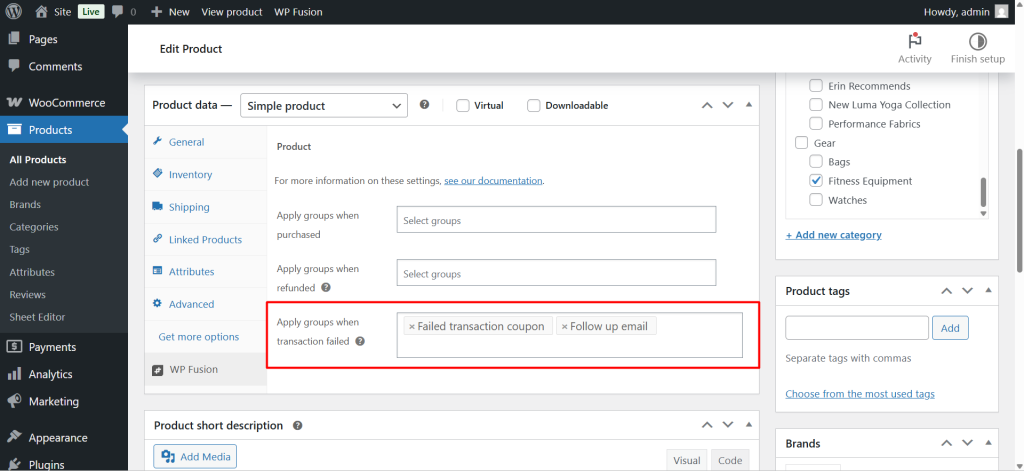 WooCommerce: How to Bulk Edit WP Fusion Product Tags - WP Sheet Editor