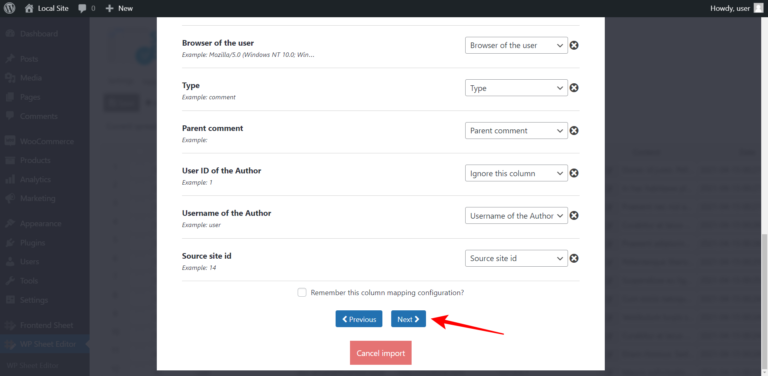 WordPress - How to Export / Import Post Comments - WP Sheet Editor