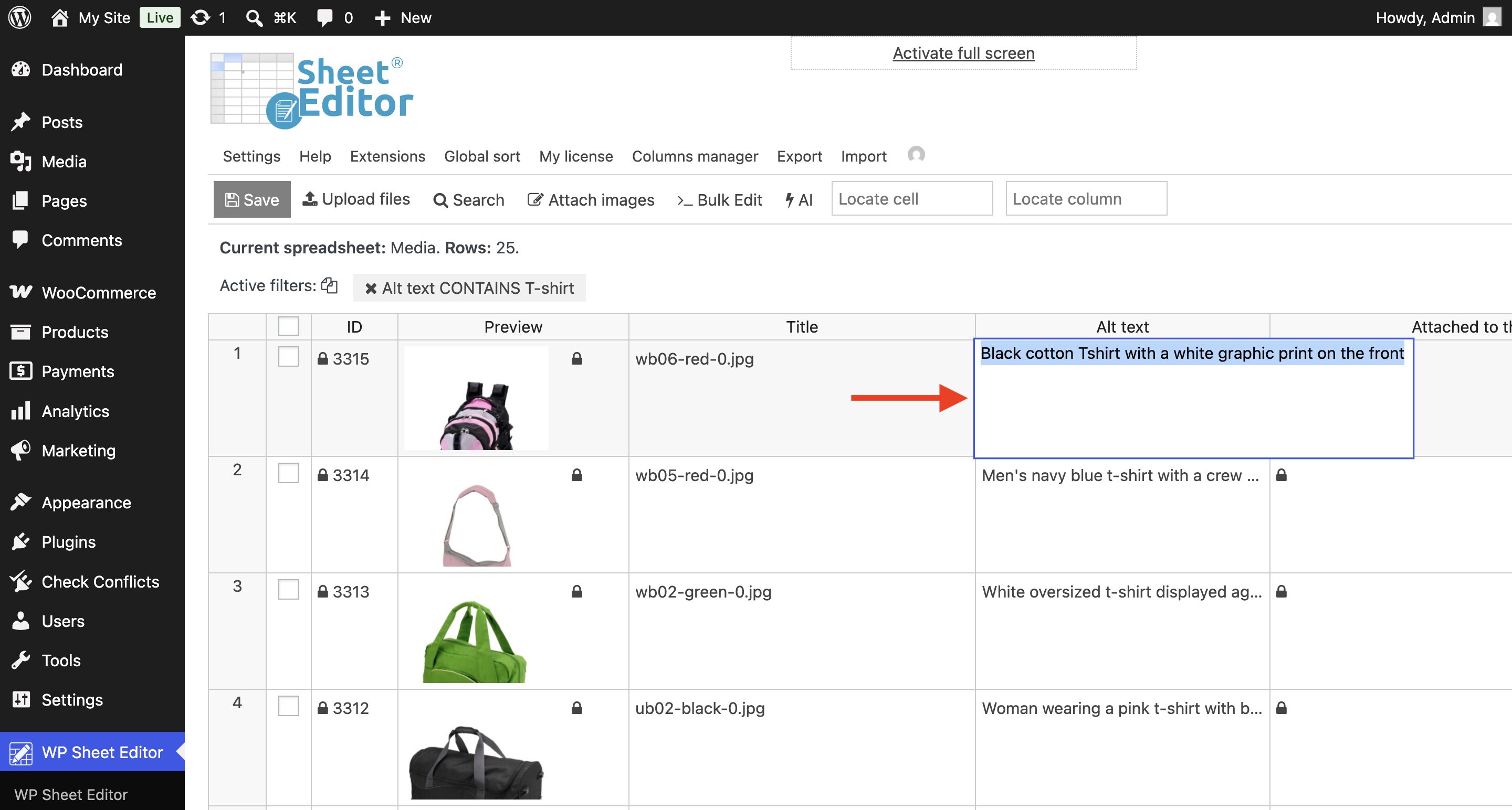 wordpress-how-bulk-edit-image-seo-description
