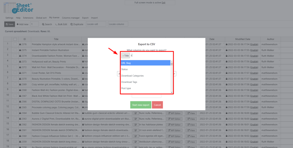 Easy Digital Downloads – How to Export, Import EDD Products