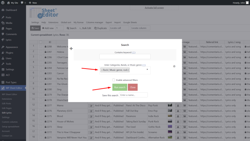 Custom Post Type Maker - Bulk Edit Content in a Spreadsheet