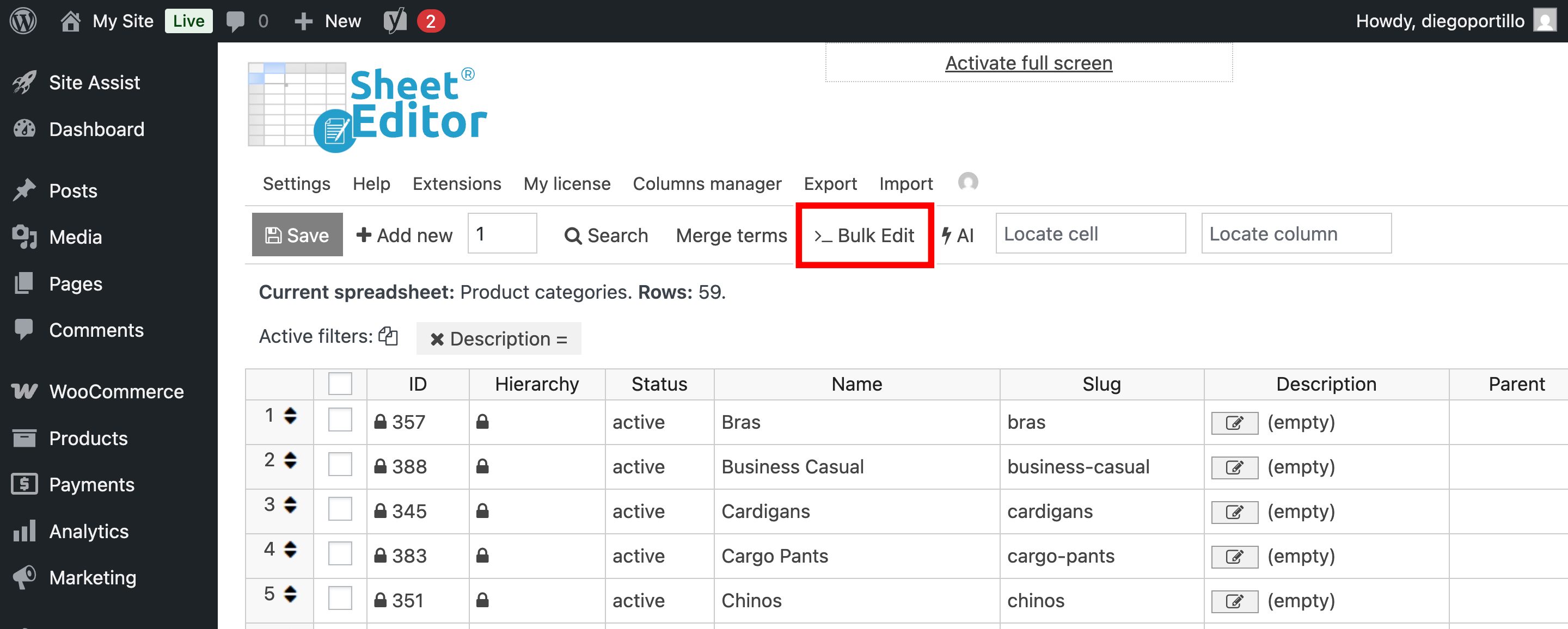 generate woocommerce category descriptions with ai