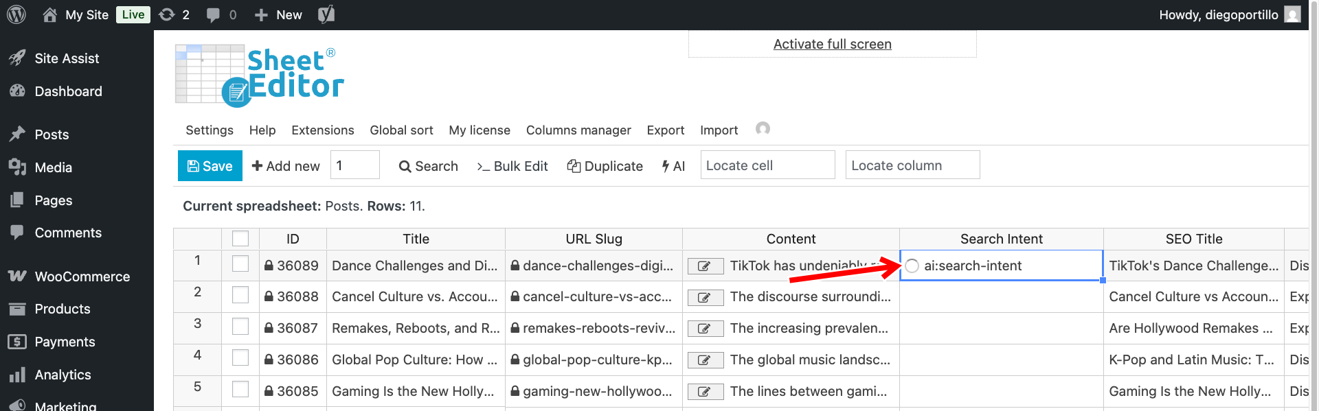 find-cannibalization-issues-wordpress-posts-ai