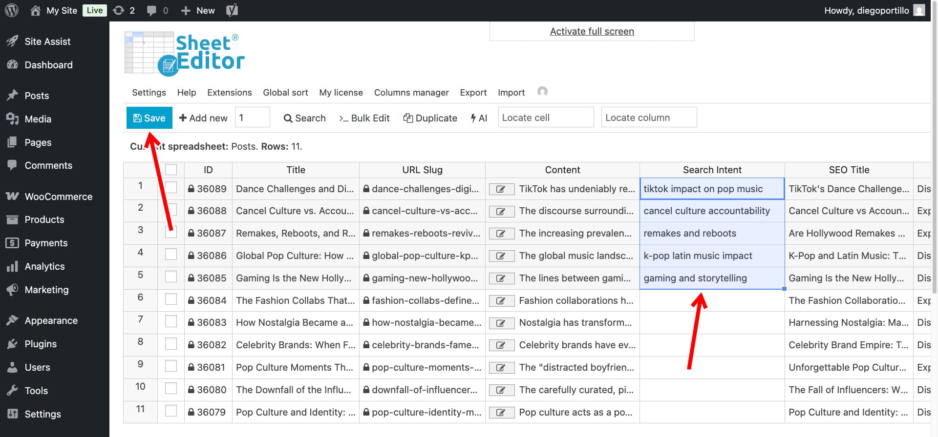 find-cannibalization-issues-wordpress-posts-ai