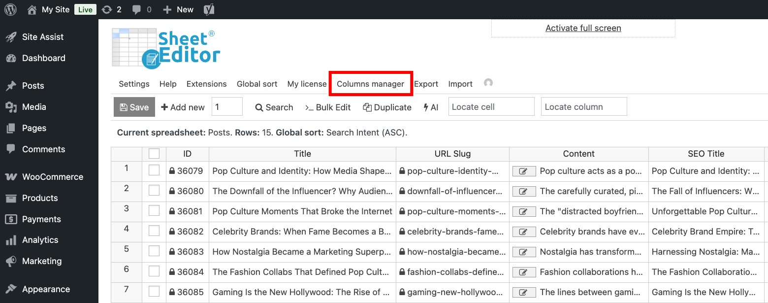find-cannibalization-issues-wordpress-posts-ai