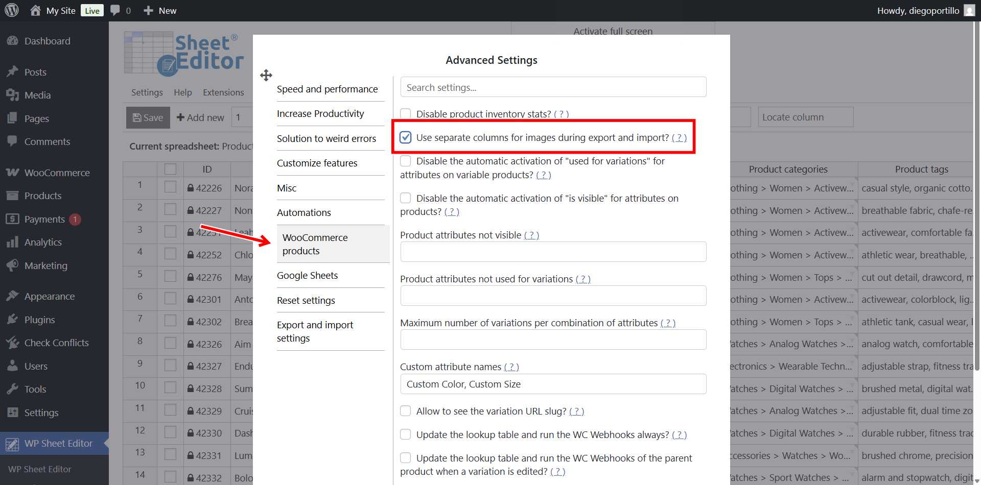 import-woocommerce-product-galleries-google-sheets