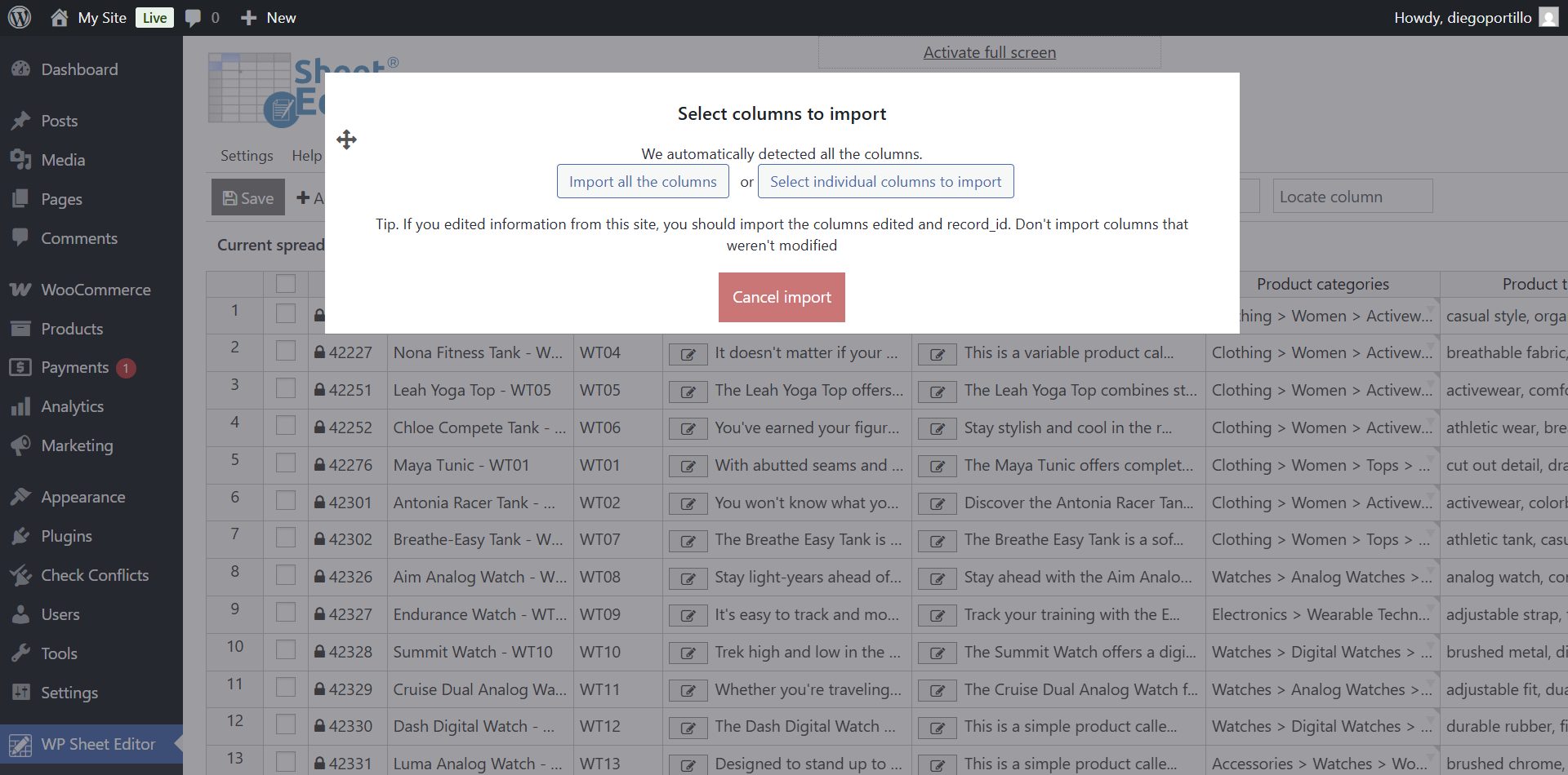 import-woocommerce-product-galleries-google-sheets
