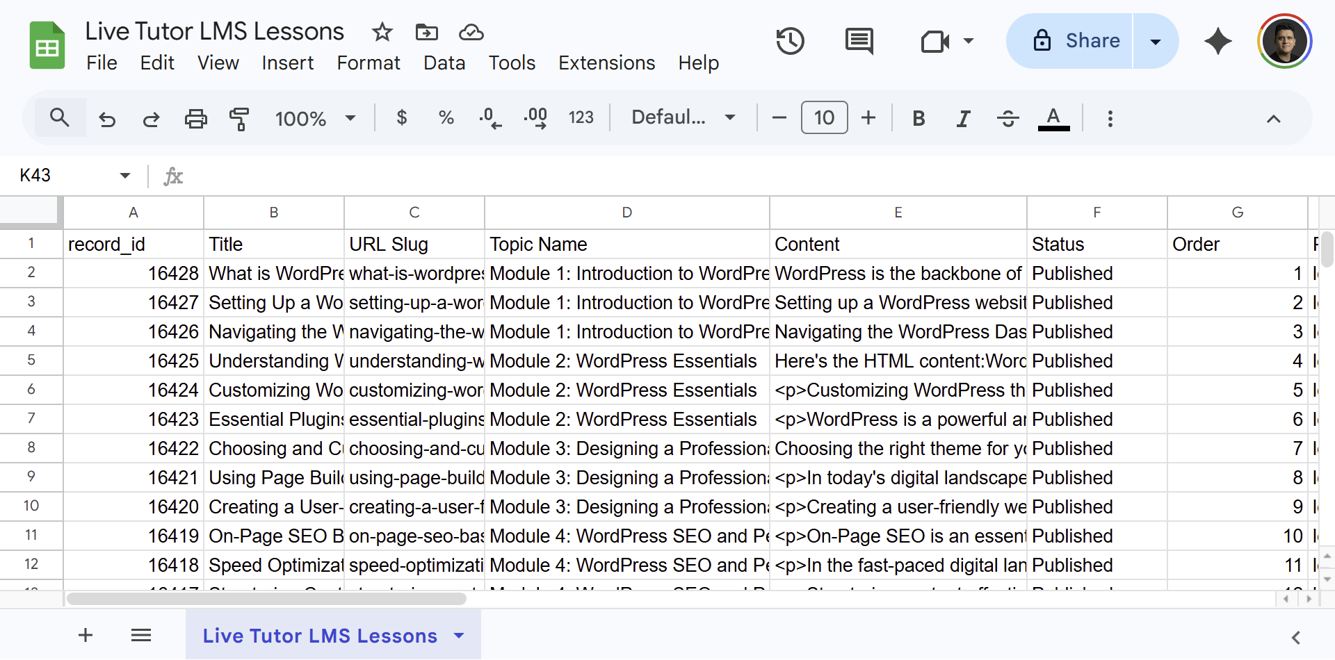 manage-tutor-lms-content-google-sheets
