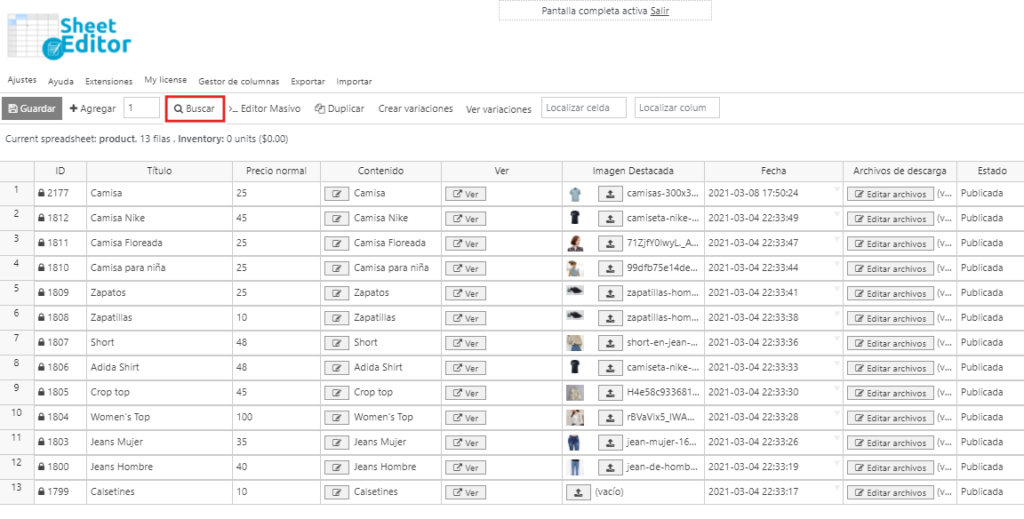WooCommerce habilitar la función Name Your Price